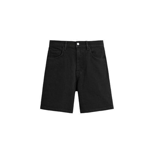 EOS Black Denim Shorts | Oversized Streetwear Shorts