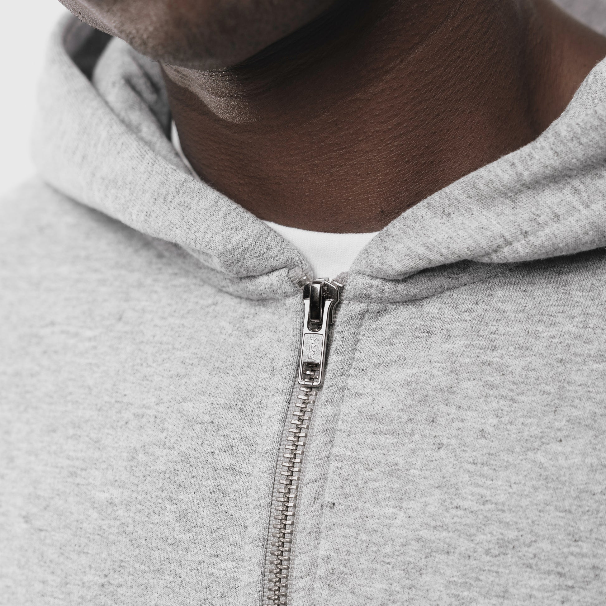 Zennith Zipper Hoodie Gray