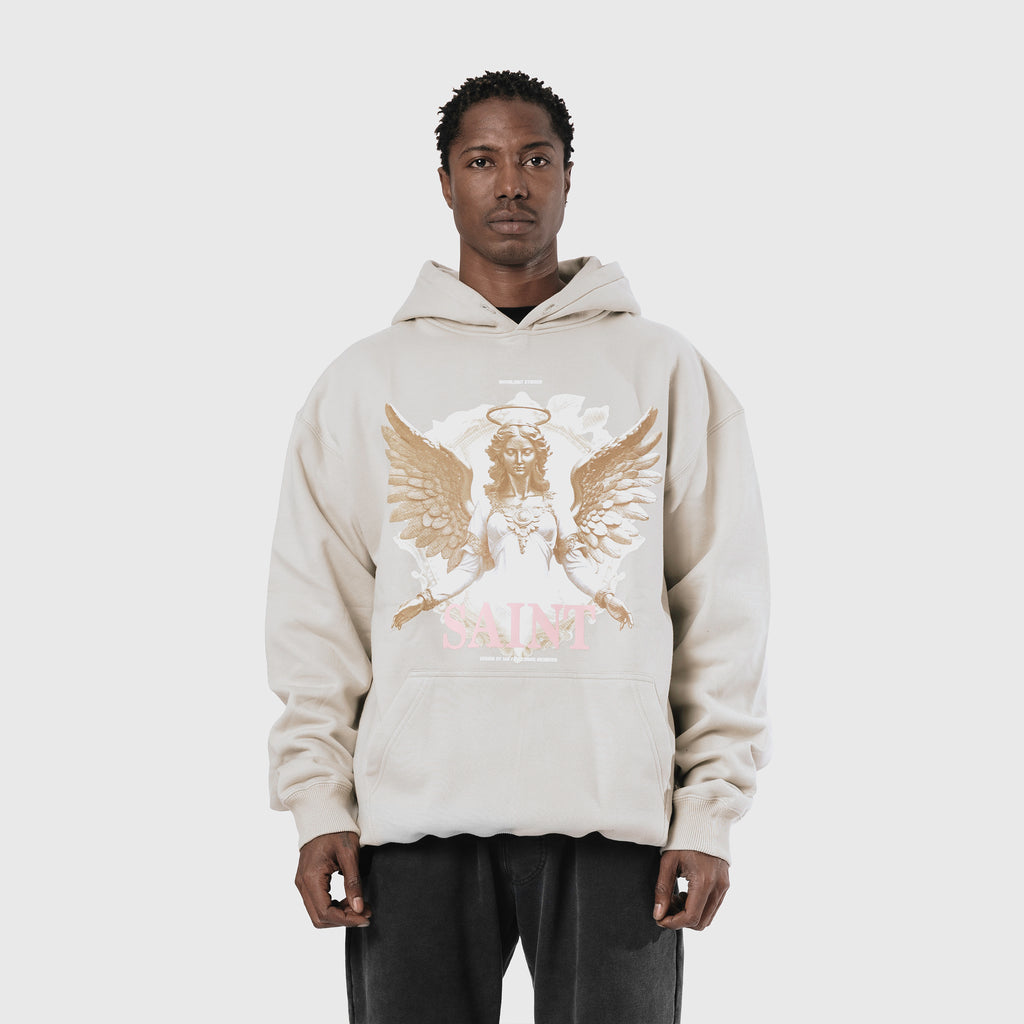 Saint Hoodie Beige
