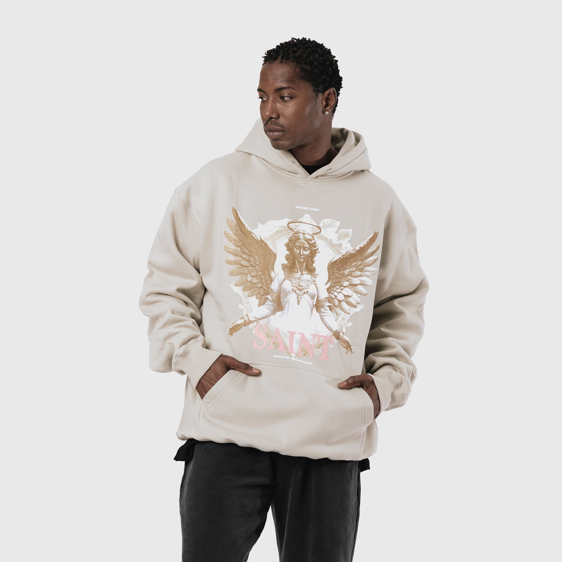 Saint Hoodie Beige