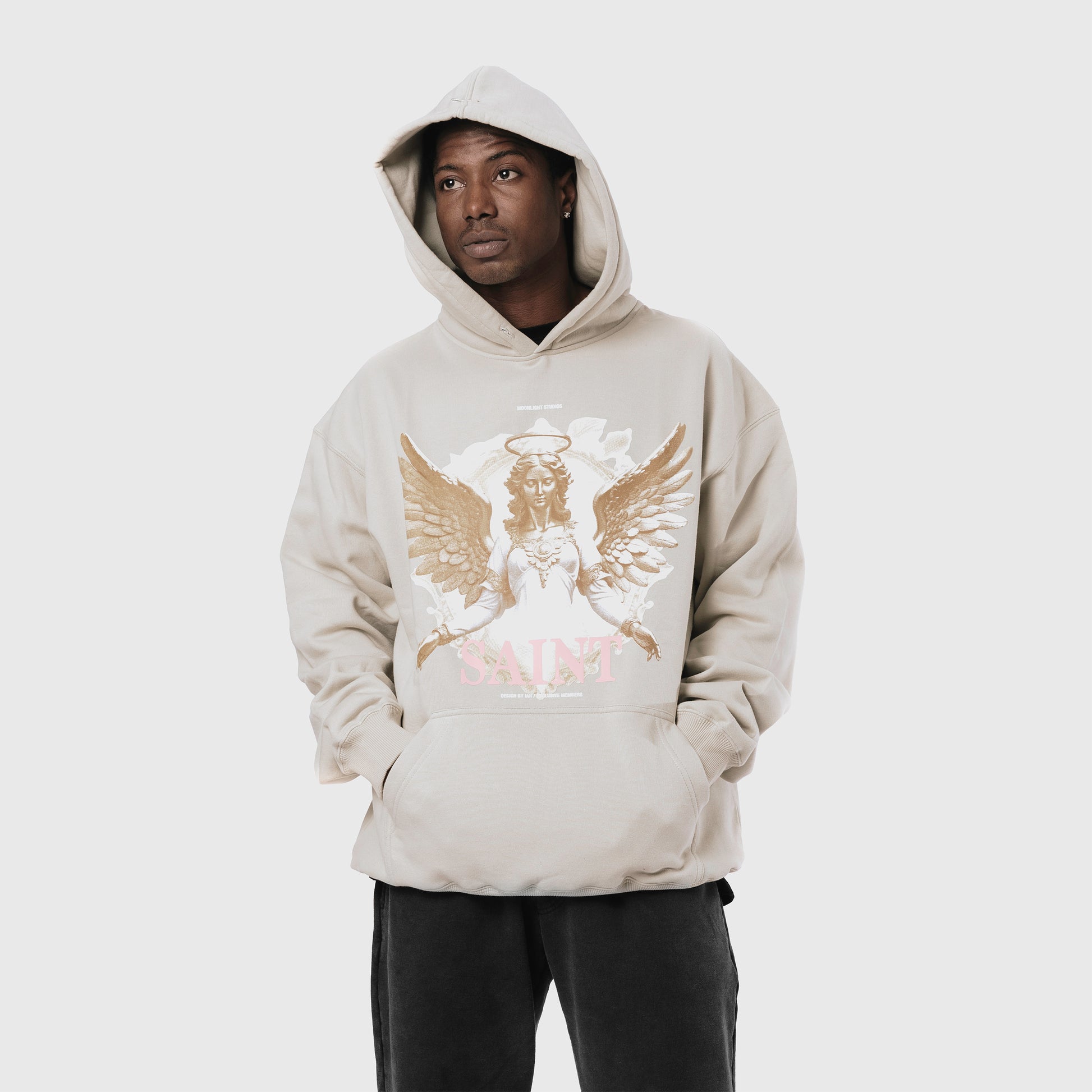 Saint Hoodie Beige