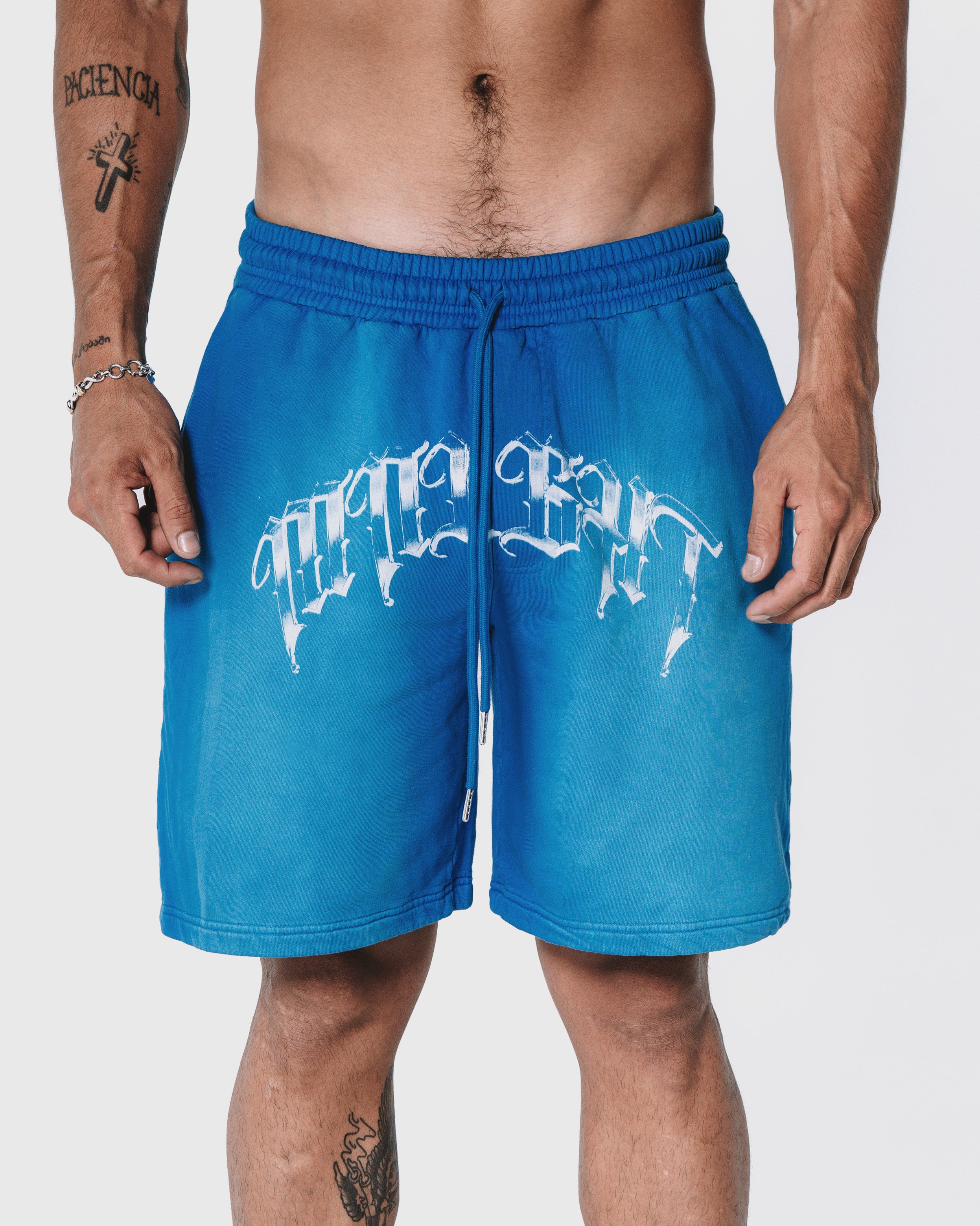 Sweatshort Blue Wash - Aither