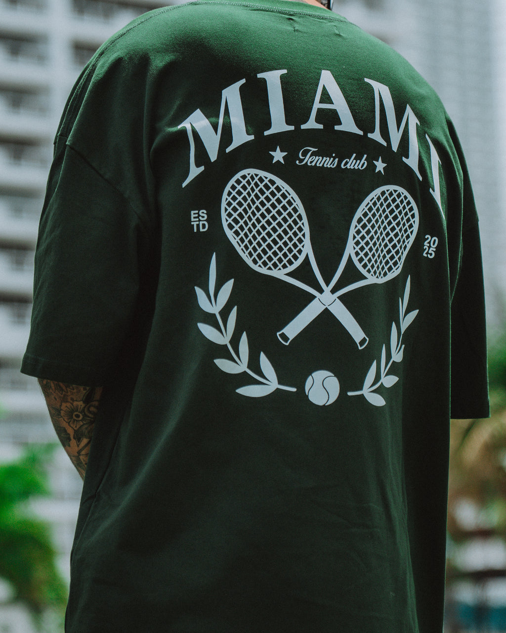 TENNIS CLUB TSHIRT GREEN