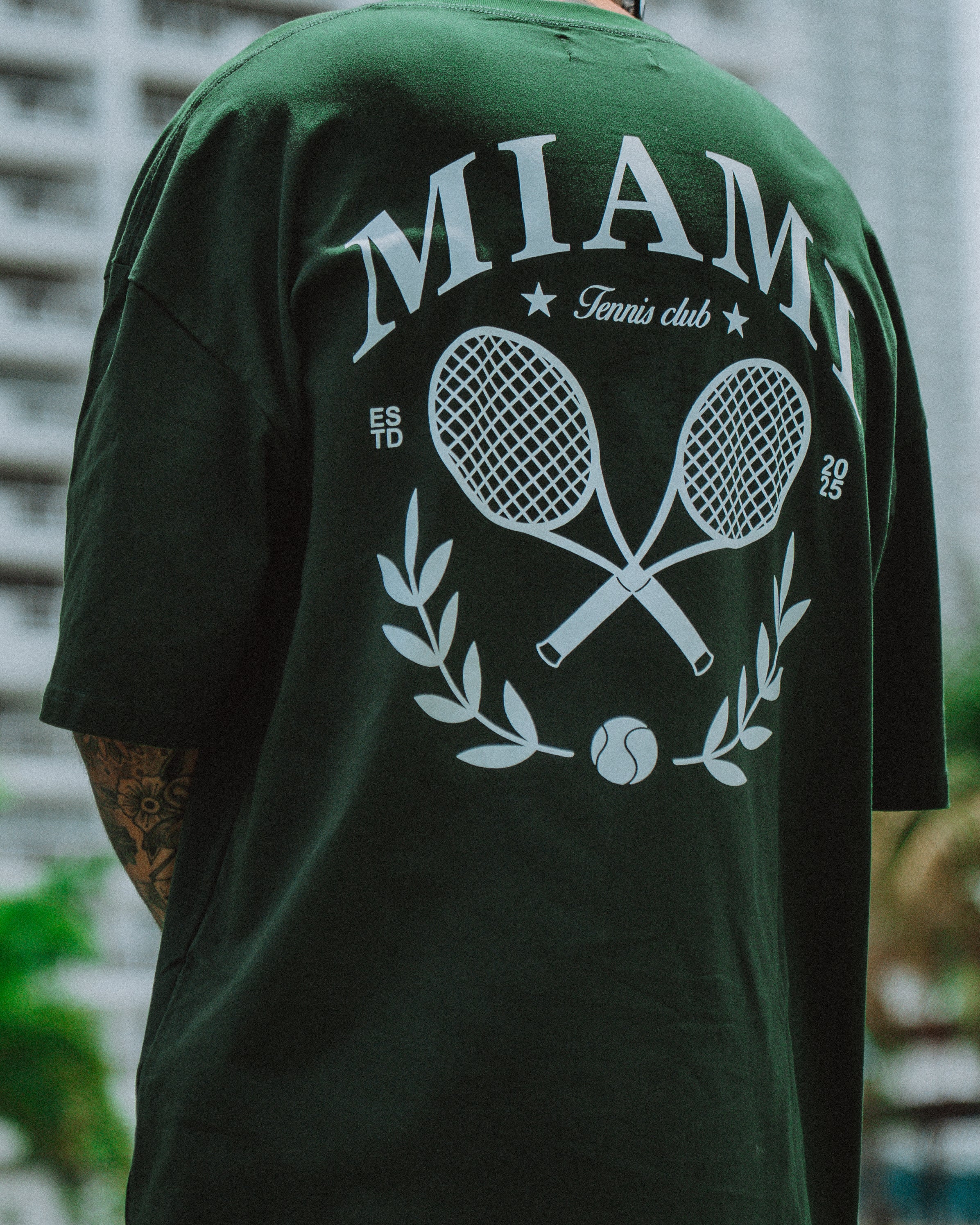 TENNIS CLUB TSHIRT GREEN