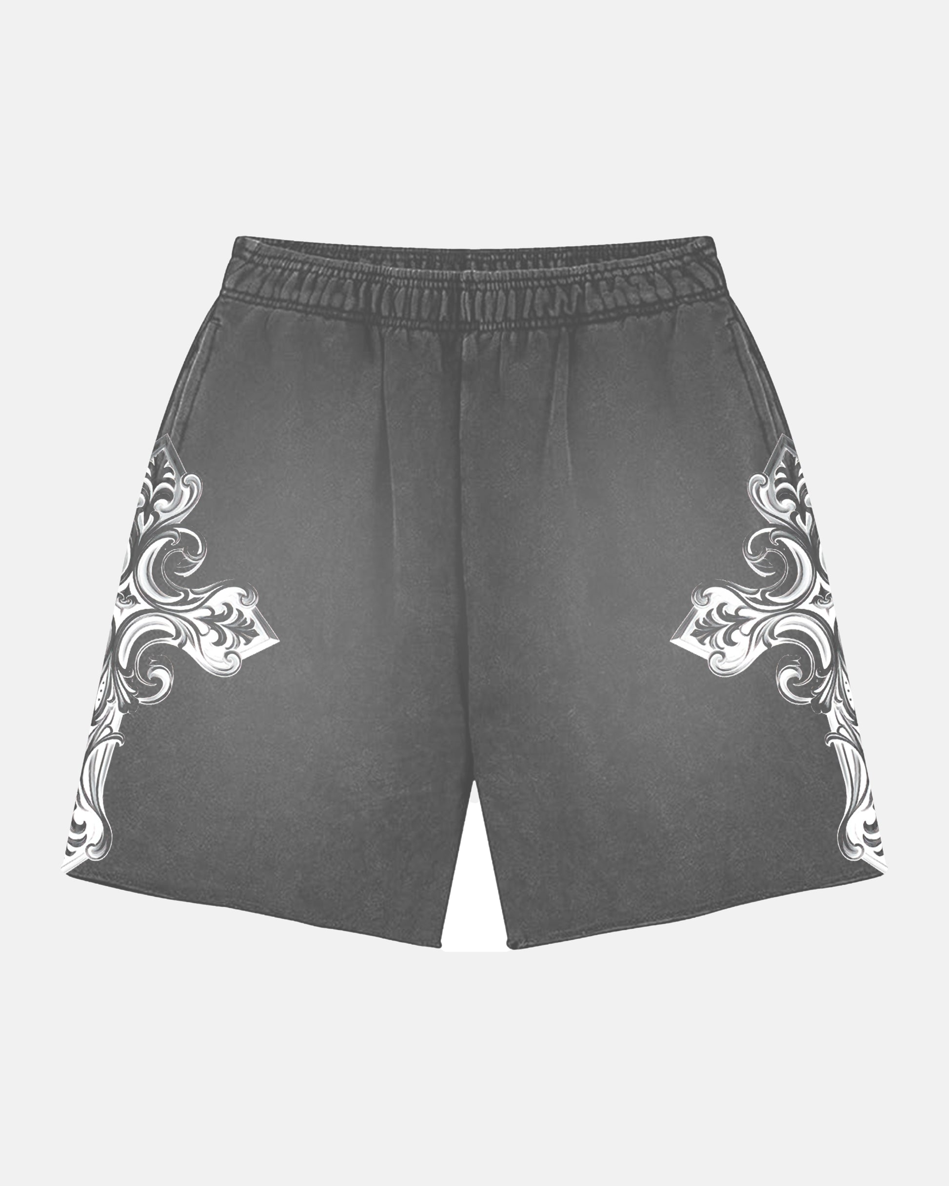 Sweatshort Gray Wash - Aither