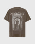 SAINT TEE - ACID WASH BROWN