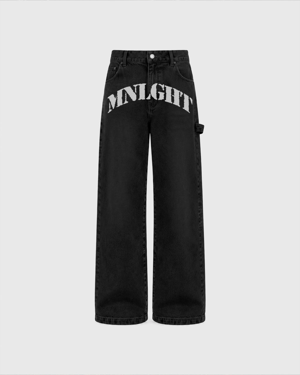 MNLGT DENIM PANT BLACK