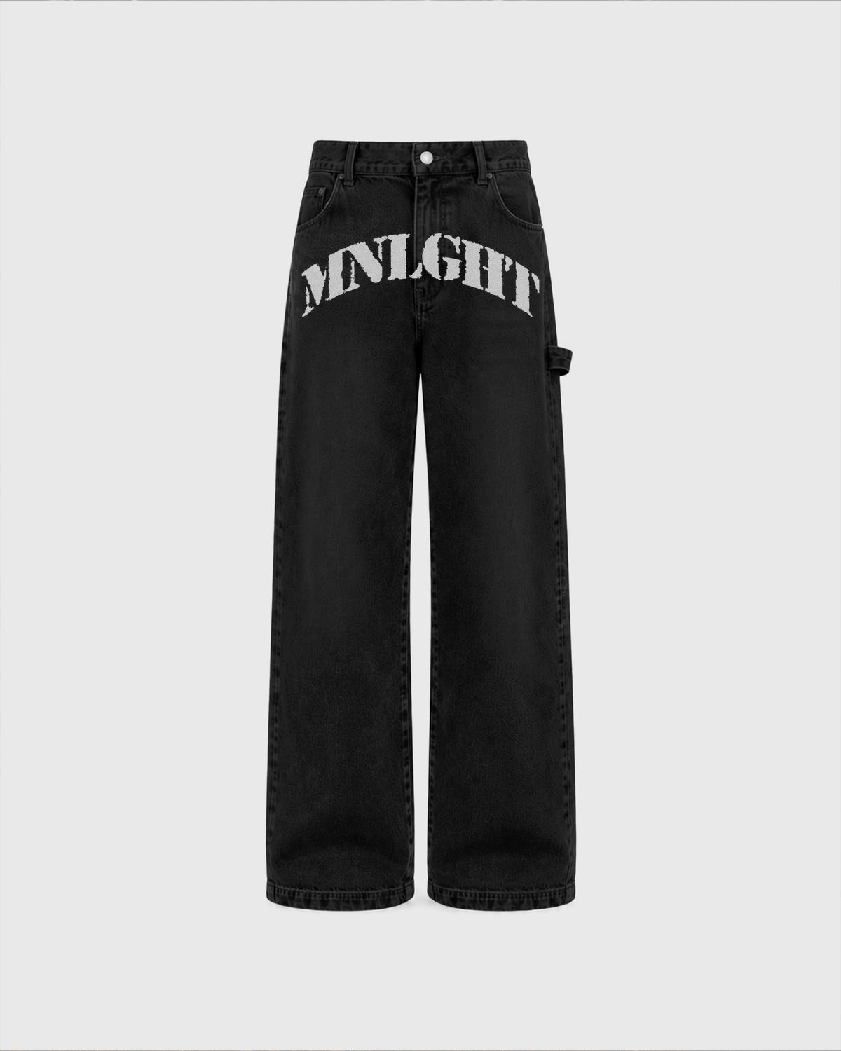 MNLGT DENIM PANT BLACK