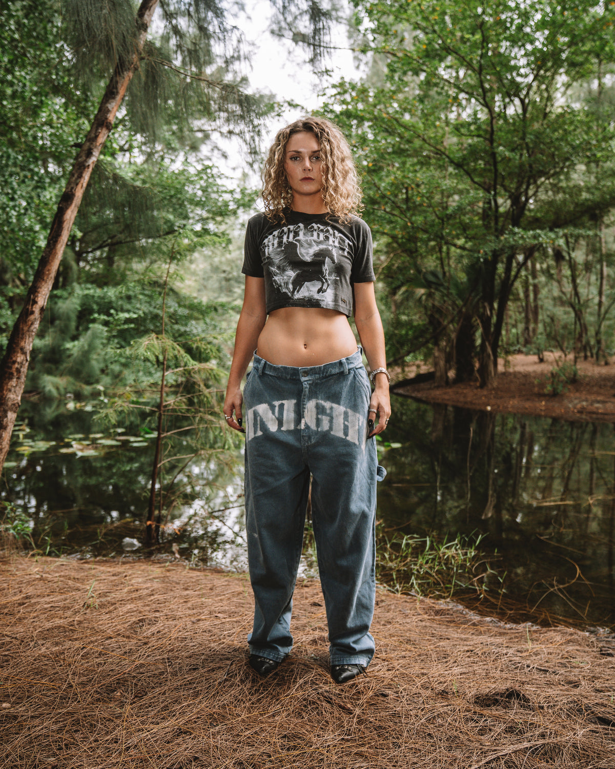 MNLGT DENIM PANT BLUE
