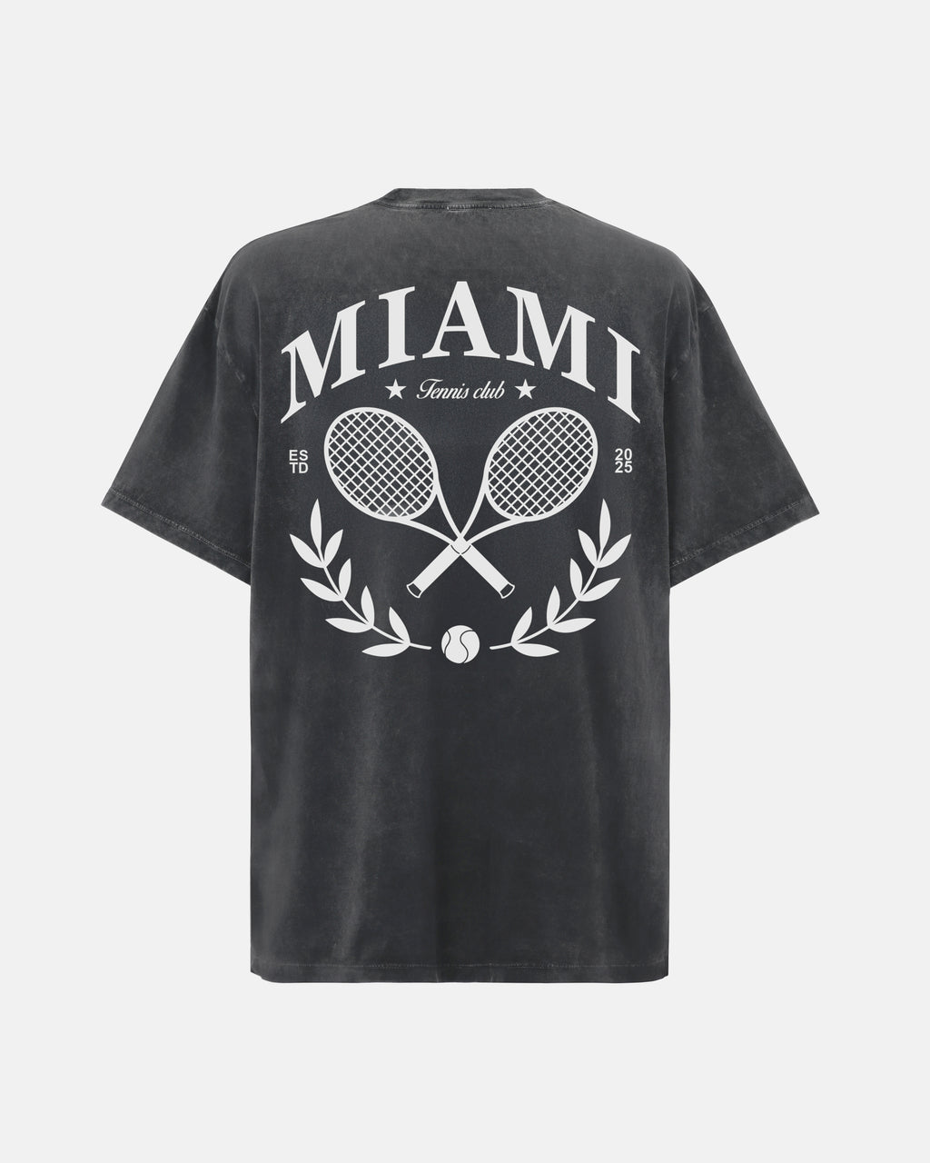 TENNIS CLUB TEE - ACID WASH