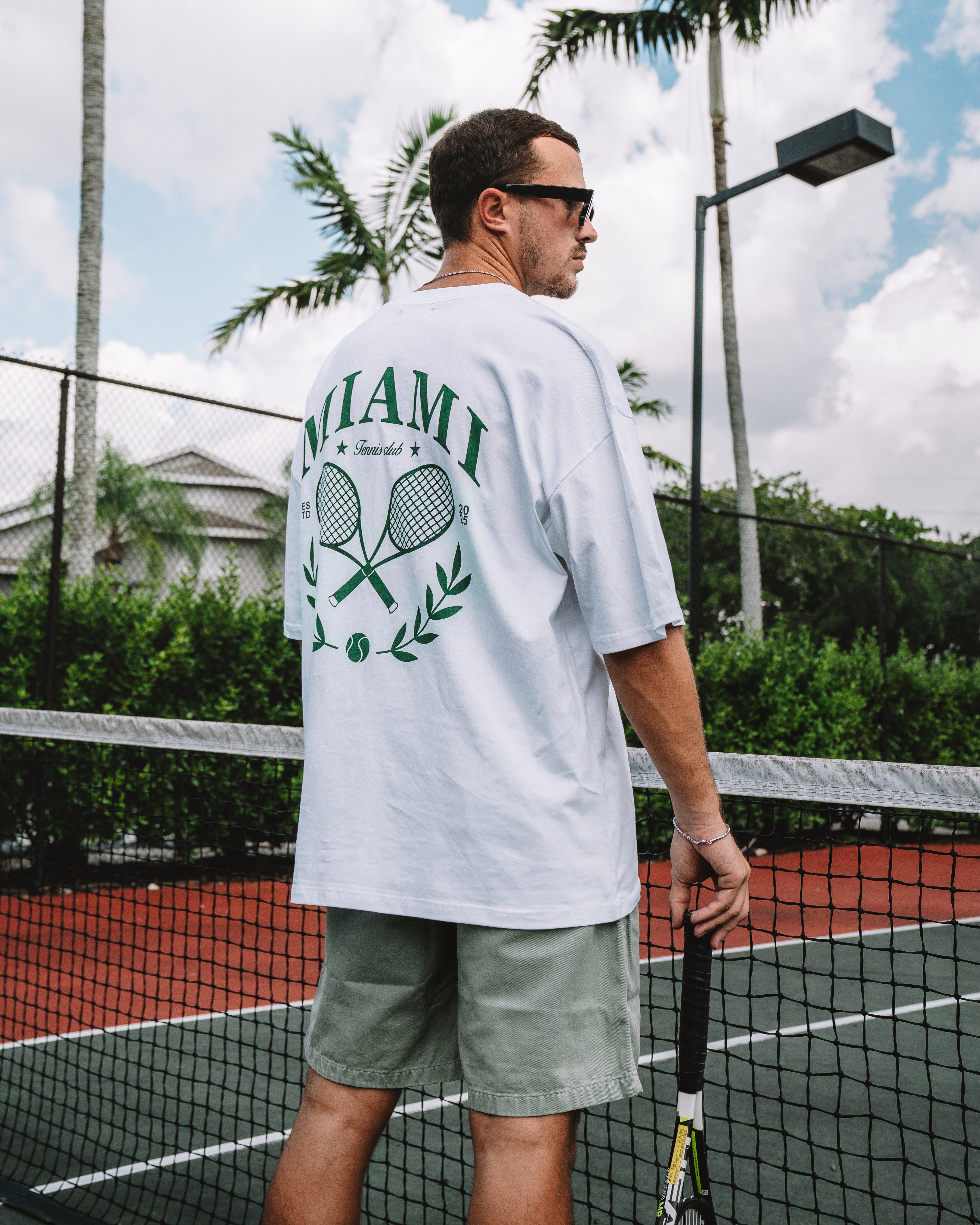 MIAMI TENNIS CLUB TEE – WHITE