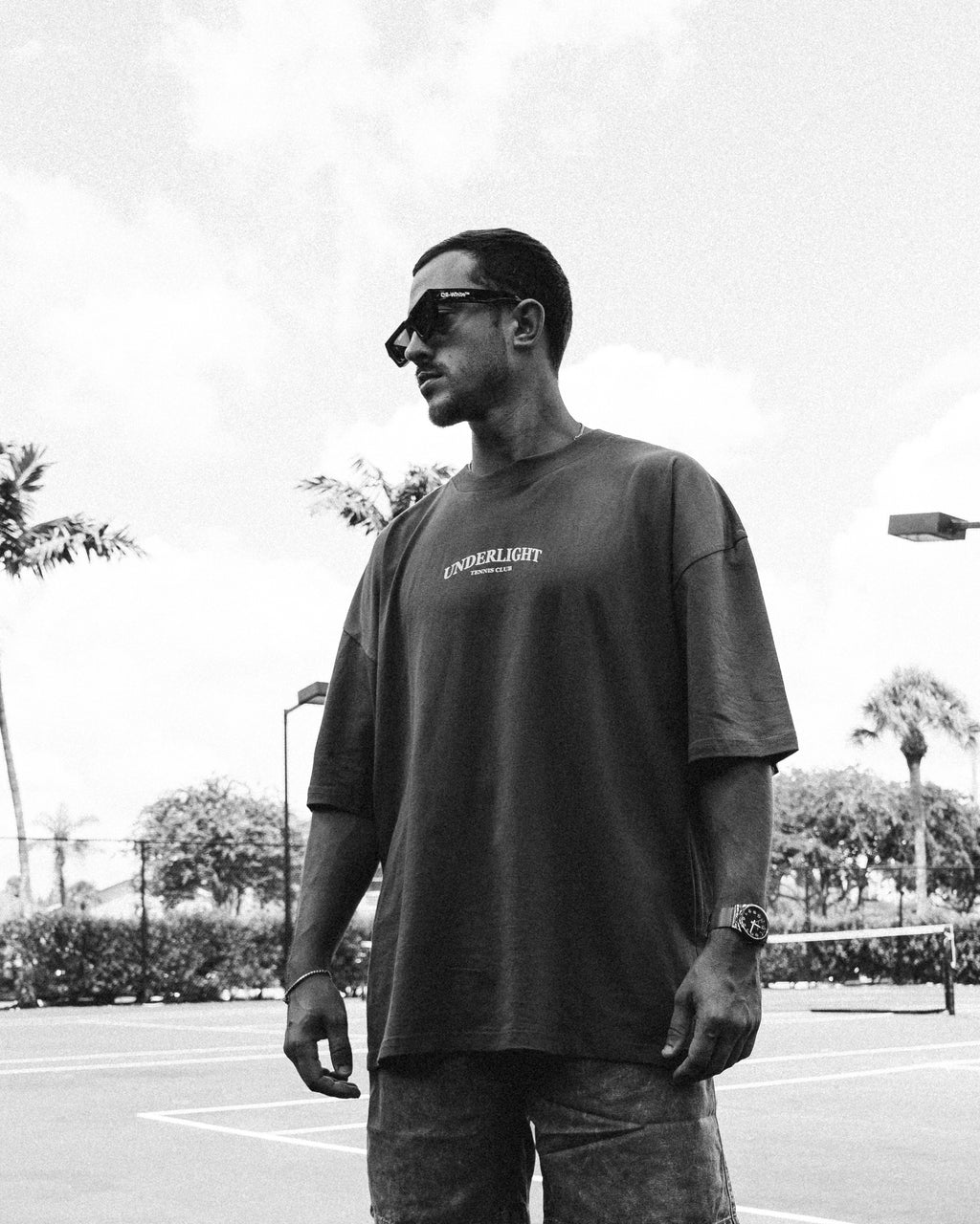 MIAMI TENNIS CLUB TEE – STEEL BLUE