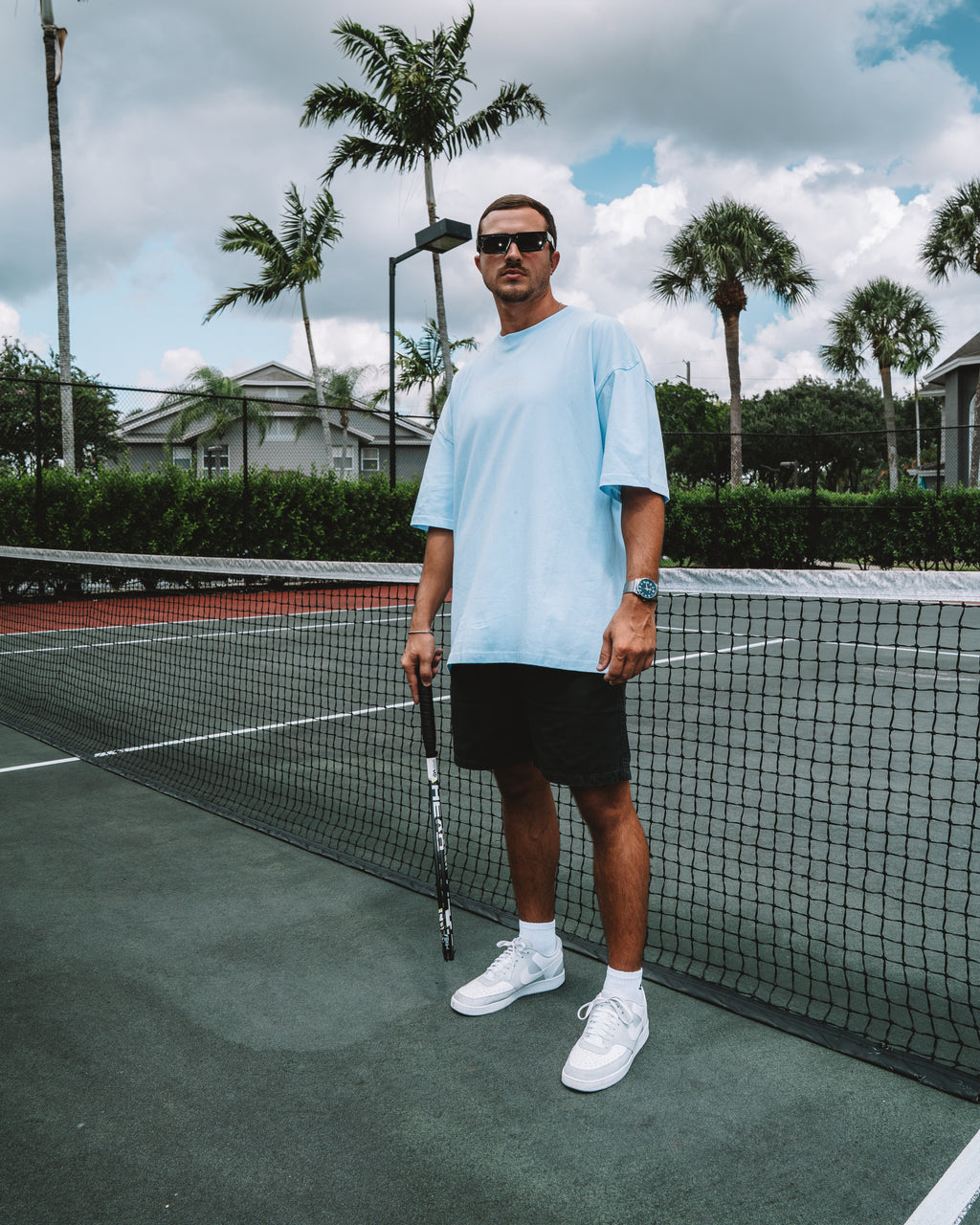MIAMI TENNIS CLUB TEE – SKYBLUE