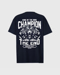 WARRIOR CLUB TEE - NAVY BLUE