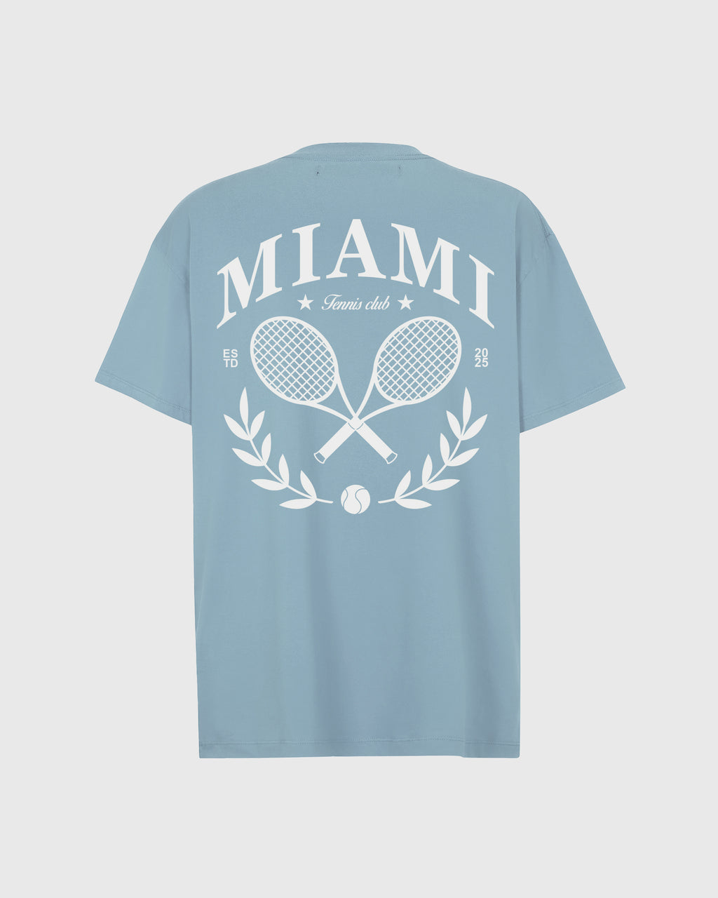 MIAMI TENNIS CLUB TEE – SKYBLUE