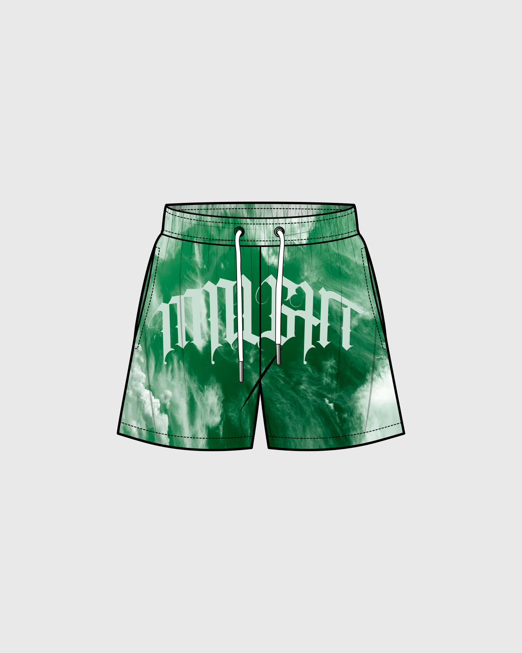 MESH SHORTS - GREEN