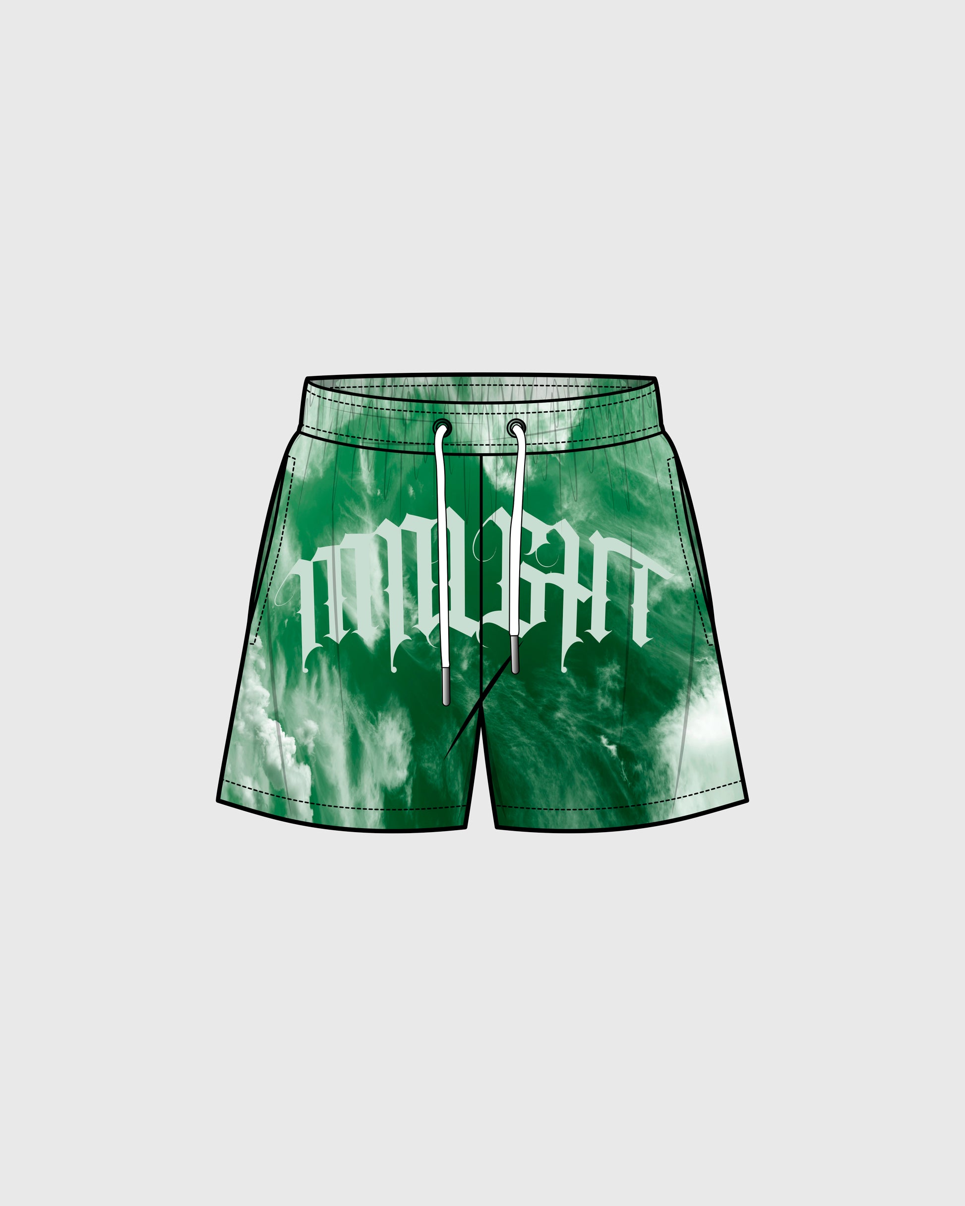 MESH SHORTS - GREEN