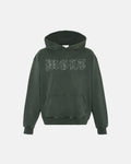 EOS HOODIE ACID WASH  GREEN
