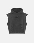 UNLIMITED ACID WASH CUT OFF HOODIE // PRE ORDER